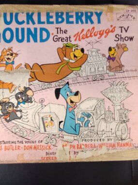 Huckleberry Hound – The Great Kellogg’s TV Show 12" Record Album LP (1959)
